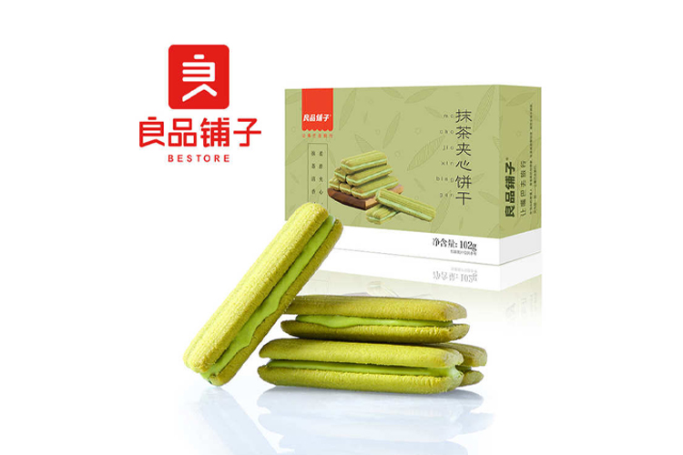 LIANGPINPUZI MATCHA SANDWICH COOKIES 102G